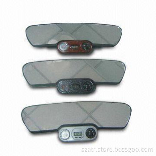 Car Rearview Mirror with Compass, Thermometer and Clock, Various Styles are Available